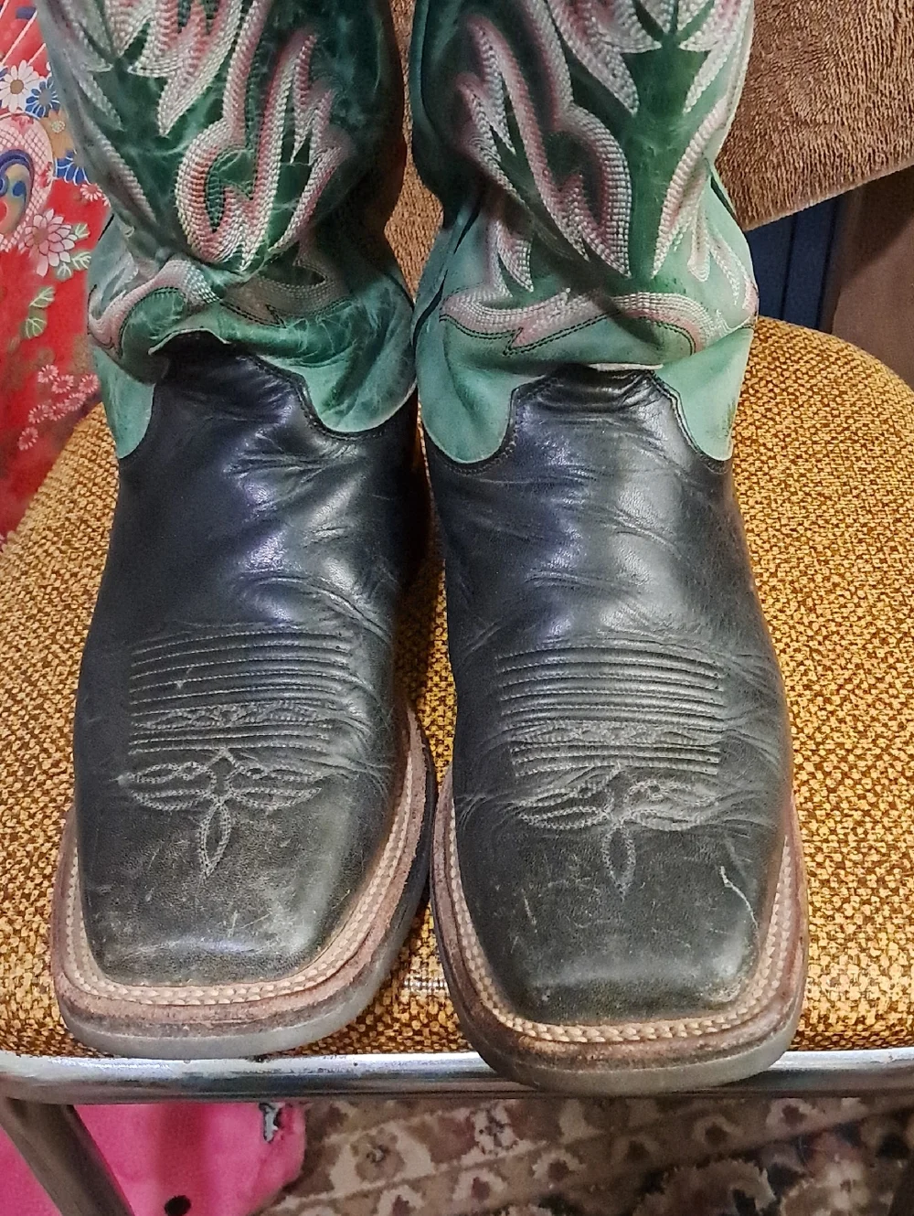 Justin Cowboy Boots - Picture 2 of 11